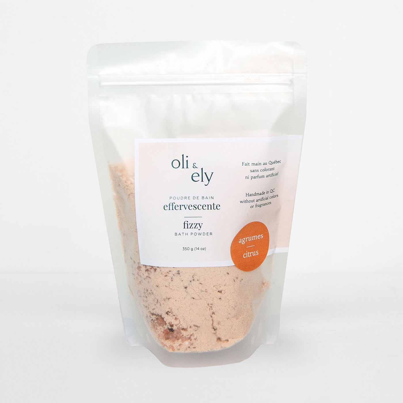Poudre de bain effervescente | Orange + Coco