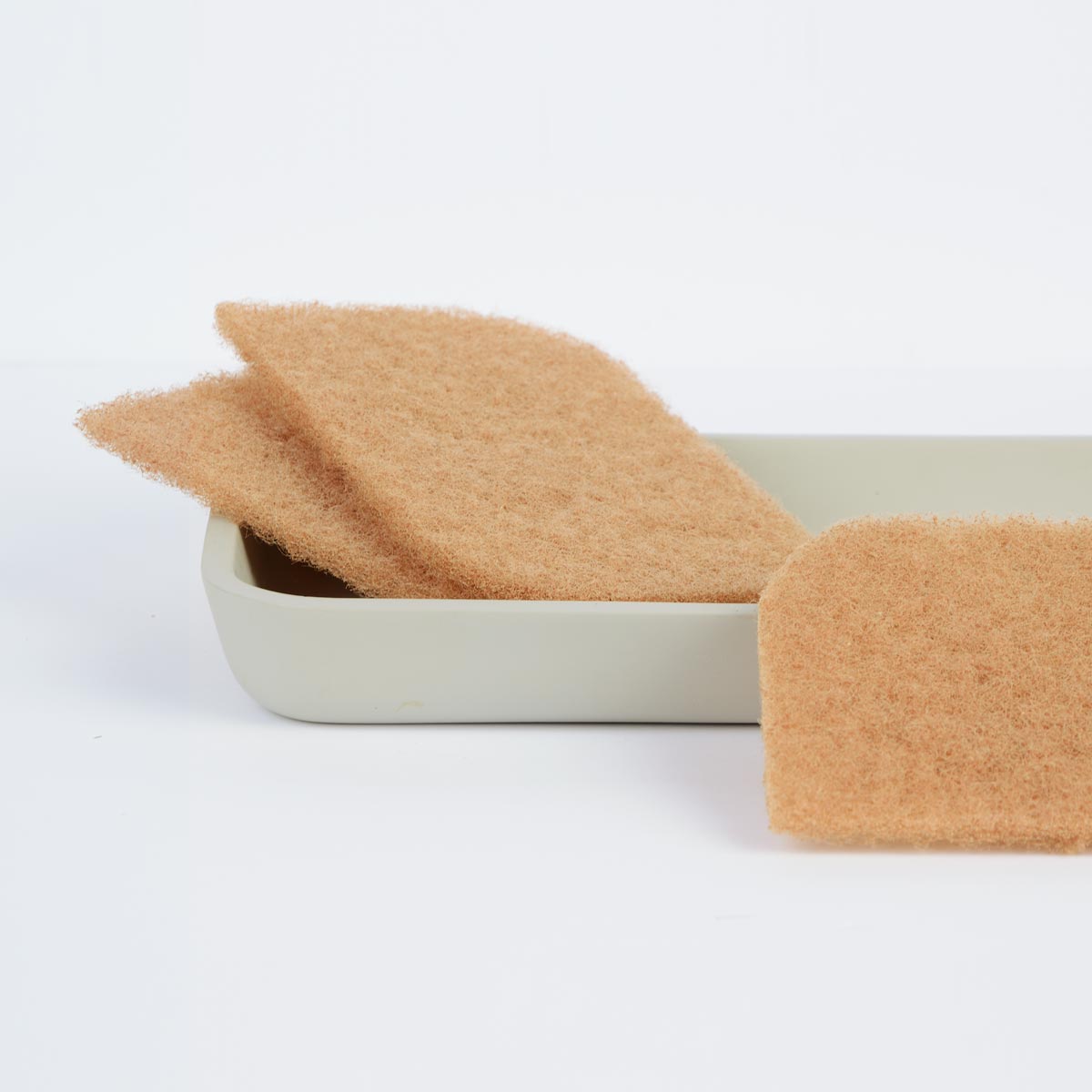Tampons à récurer en noyer (lot de 3)