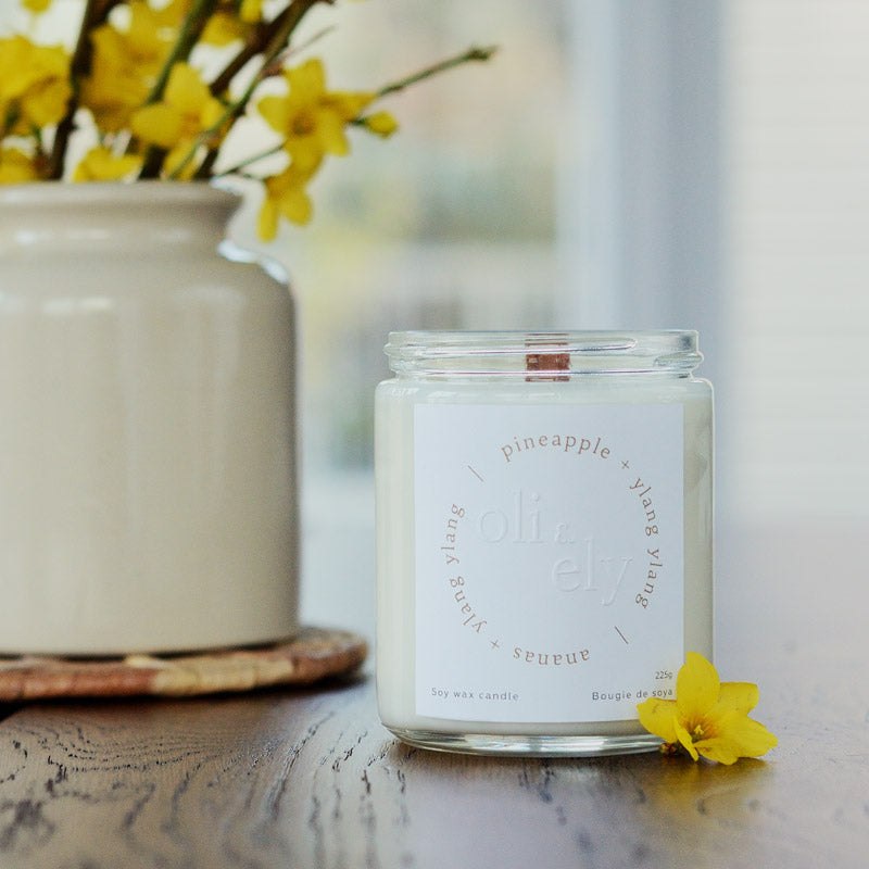 Pineapple + Ylang Ylang Soy Candle