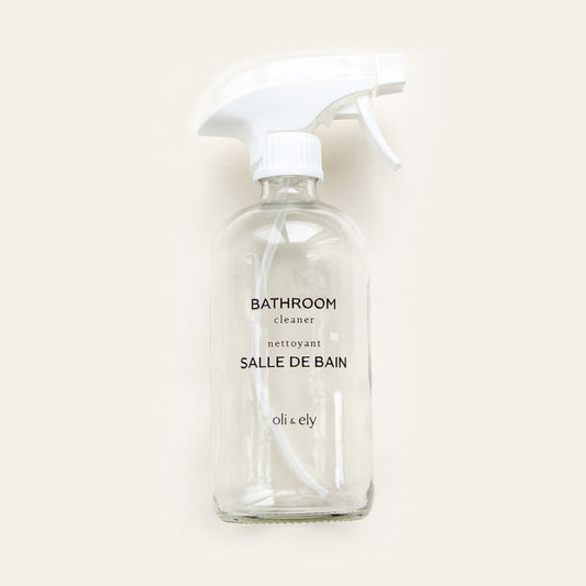 Glass spray bottle