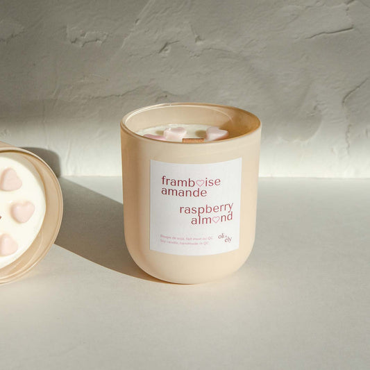 Heart Candle | Raspberry + Almond