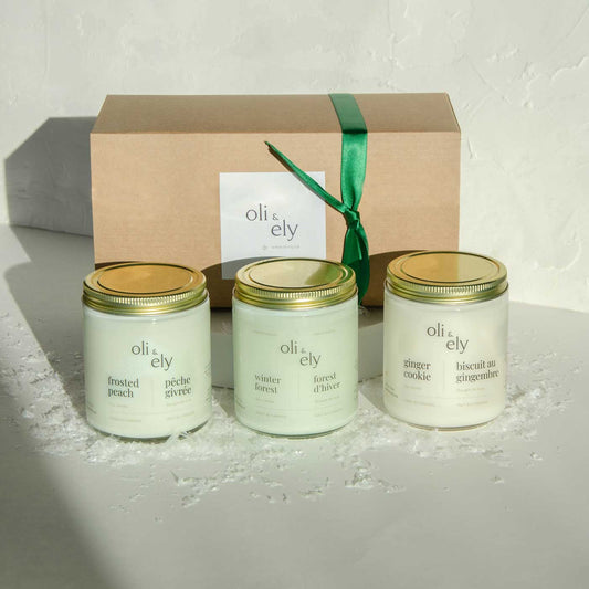 Winter candle set