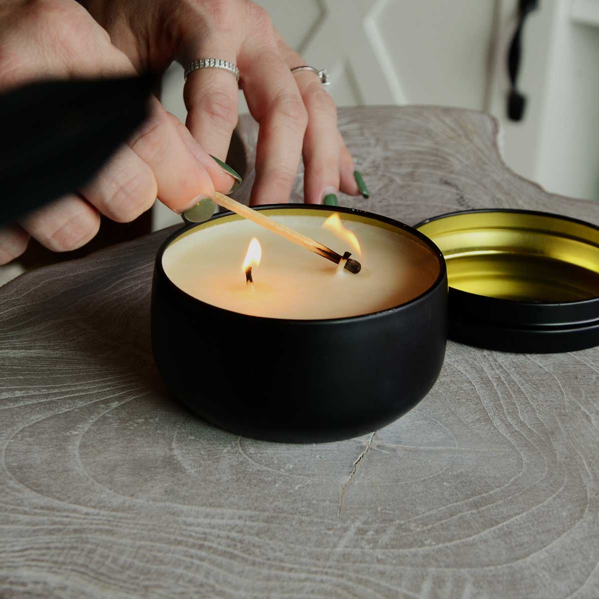 Gold Ring Jewelry | Candle | Citrus Twist