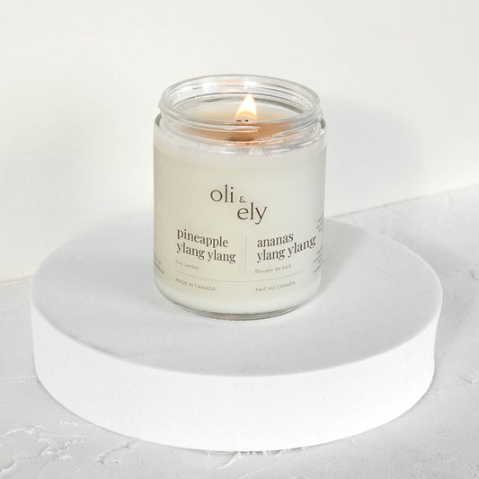 Bougie de soja Ananas et Ylang Ylang